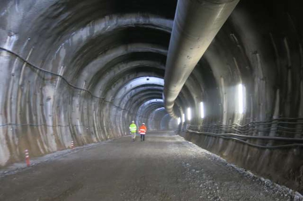 Avstrijci že izvrtali svoj del druge cevi predora Karavanke (foto: Tinkara Zupan/STA)