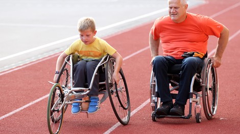 Prijetno popoldne v družbi športnikov invalidov v Mengšu