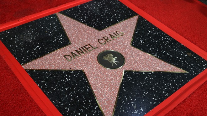 Daniel Craig dobil zvezdo na hollywoodskem Pločniku slavnih (foto: Profimedia)
