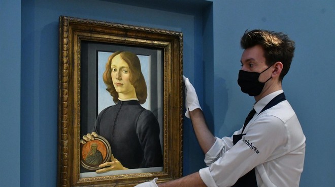 Botticellijev Človek žalosti na dražbi z izklicno ceno 40 milijonov dolarjev (foto: profimedia)