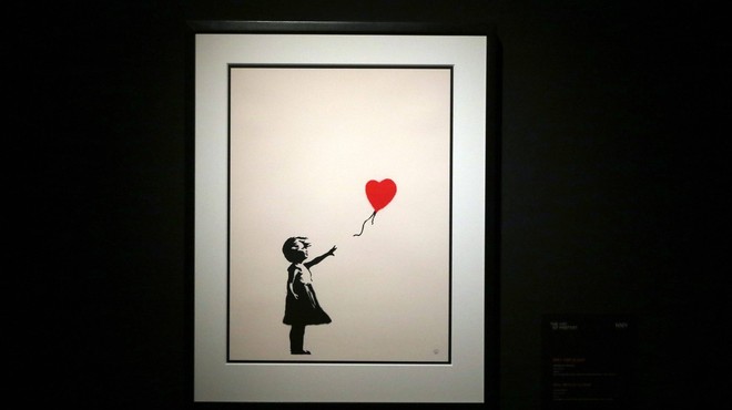 Delno razrezano Banksyjevo delo prodano za 18,5 milijona funtov (foto: profimedia)