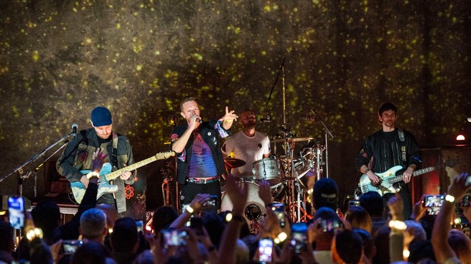 Na turneji skupine Coldplay se bo del razsvetljave napajal iz kinetične energije avditorija (foto: profimedia)