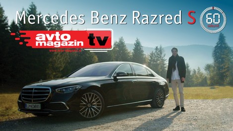 60 sekund: Mercedes-Benz Razred S - Avto magazin TV
