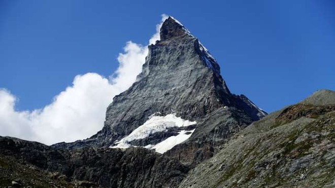 Med sestopom z Matterhorna se je smrtno ponesrečil slovenski alpinist (foto: Daniel Novakovič/STA)