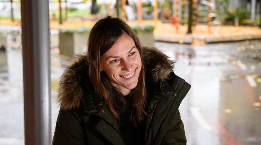 Nina Dragičević: "Pokončnost je potencial dviganja iz represije!" (foto: Nebojša Tejić/STA)