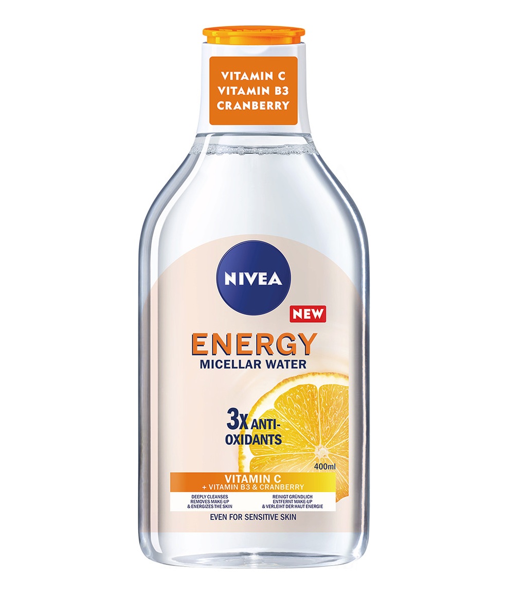 Povrnite koži energijo in jo globinsko očistite − z NIVEA micelarno vodo Energy (foto: Nivea PRESS)