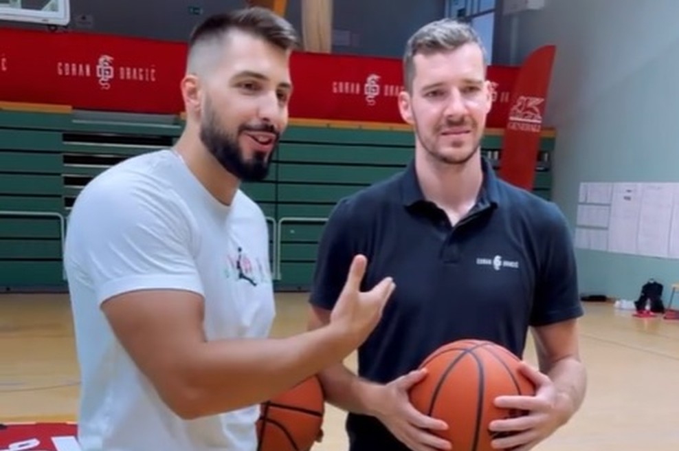 Ta teden na Instagramu:  Challe in Dragić pod košem, Jan Plestenjak z albumom in Maja Keuc z nasvetom (foto: IG: challe_salle)