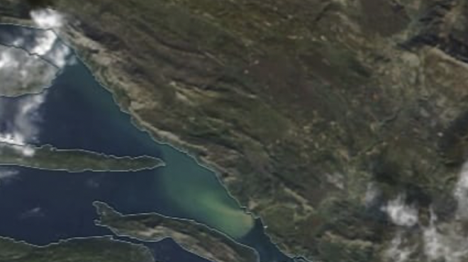 Satelitski posnetek od NASE (foto: Dalmacija Danas/Nasa)