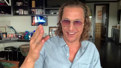 Matthew McConaughey v videu razkril, da (še) ne bo guverner
