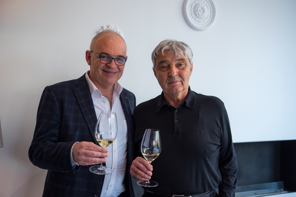 Sin Miha Istenič njegov oče Janez Istenič, začetnik Penin Istenič (foto: Filip Jeram)