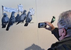Milanska železniška postaja do februarja ponuja ogled slovitih Banksyjevih grafitov