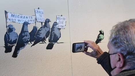 Milanska železniška postaja do februarja ponuja ogled slovitih Banksyjevih grafitov