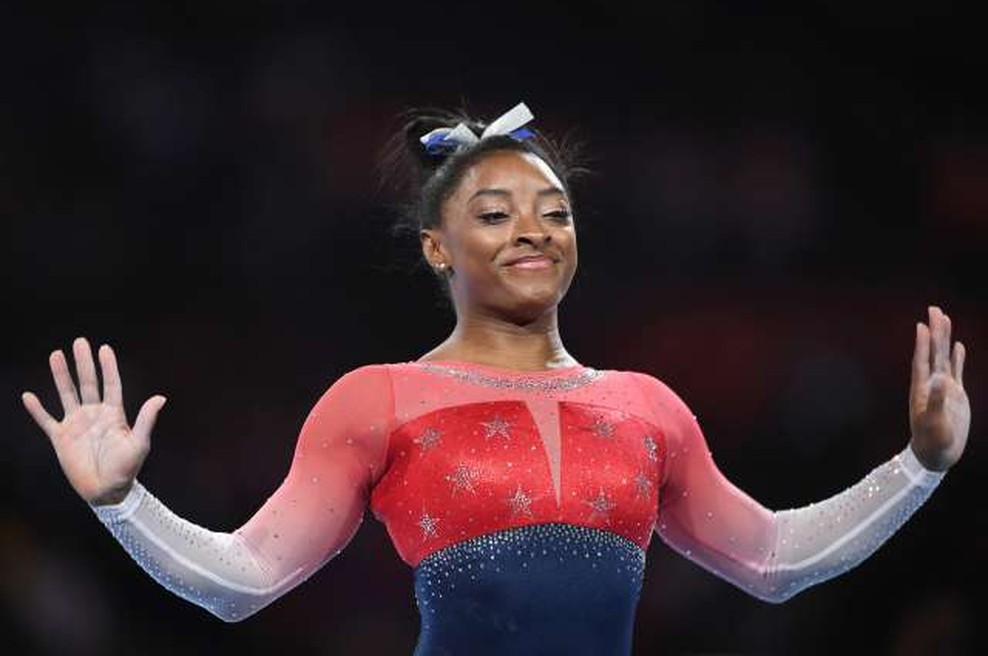 Simone Biles športna osebnost leta po izboru revije Time (foto: Xinhua/STA)
