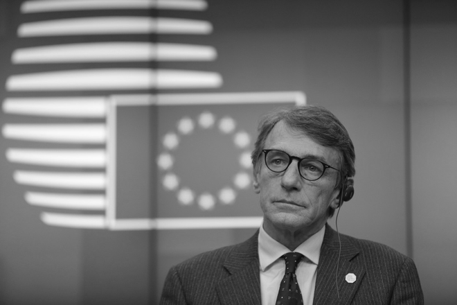 Umrl predsednik Evropskega parlamenta David Sassoli (foto: Profimedia)