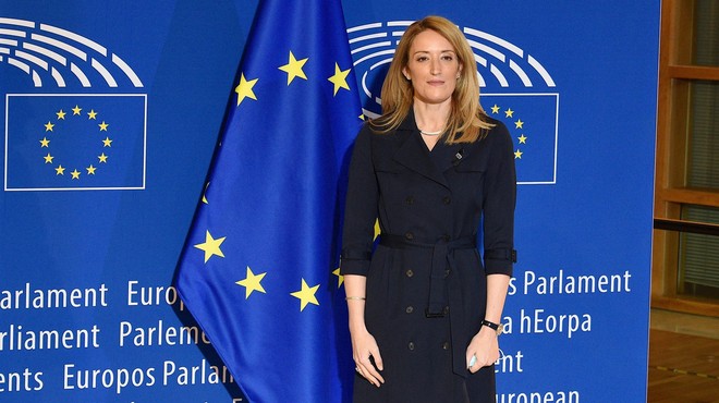 Roberta Metsola nova predsednica Evropskega parlamenta (foto: Profimedia)