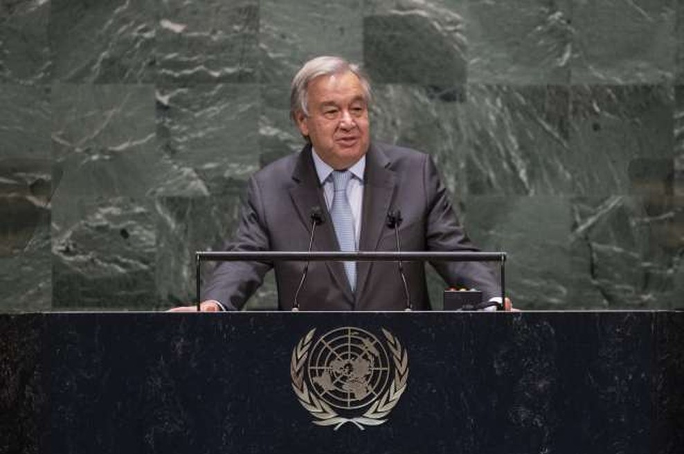 Antonio Guterres v imenu ZN poziva talibane, naj priznajo človekove pravice žensk (foto: Xinhua/STA)