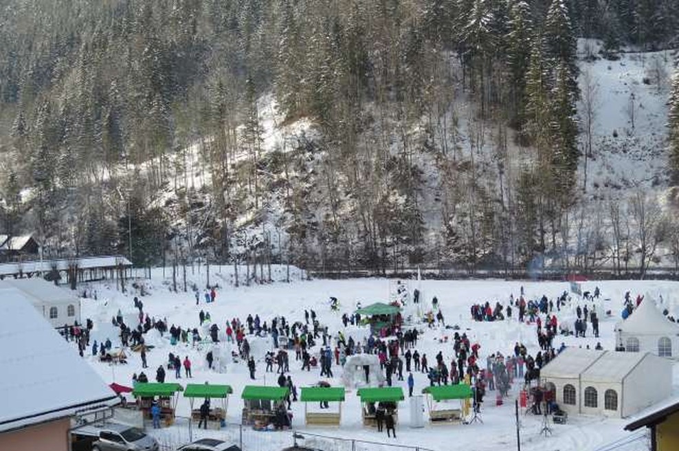 V Črni na Koroškem bodo spet gradili snežne skulpture kralja Matjaža (foto: STA/Vesna Pušnik Brezovnik)