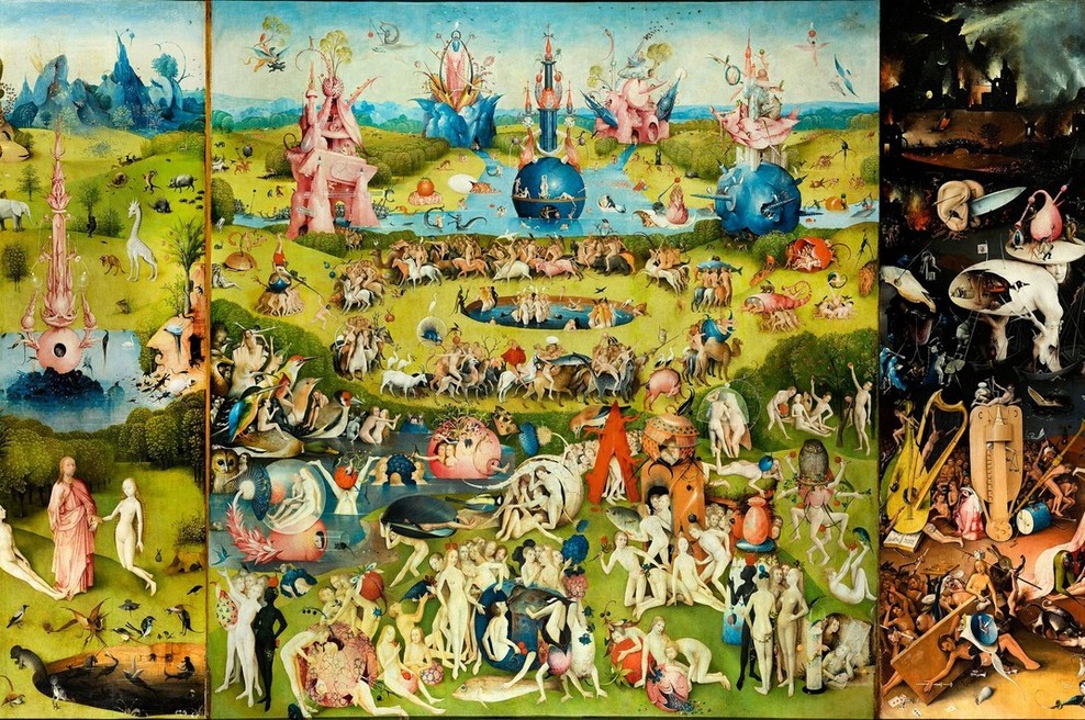 Britanska umetnica in kvantna fizičarka triptih Hieronymusa Boscha spremenila v fantazijski svet (foto: profimedia)