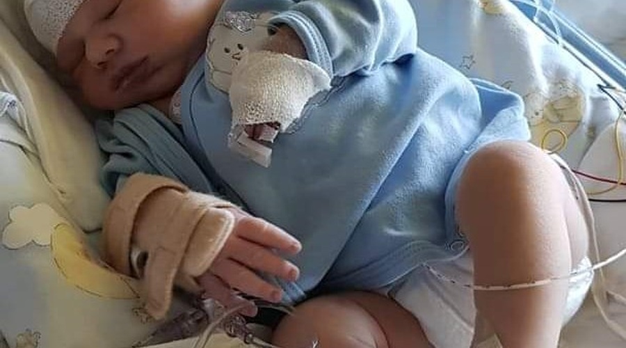 "Majev glasen šum na srcu je opazila šele pediatrinja na prvem pregledu po rojstvu." (foto: osebni arhiv ()