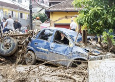 Brazilski Petropolis si še ni opomogel od poplav, a mu že grozi novo deževje