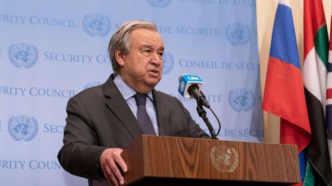 Zaradi veta Varnostni svet ZN ni potrdil predloga z obsodbo ruskega napada na Ukrajino (foto: profimedia)