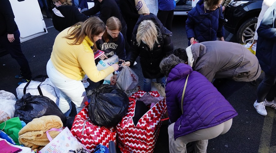 Iz Ukrajine je v sosednje države doslej zbežalo že 368.000 ljudi (foto: profimedia)