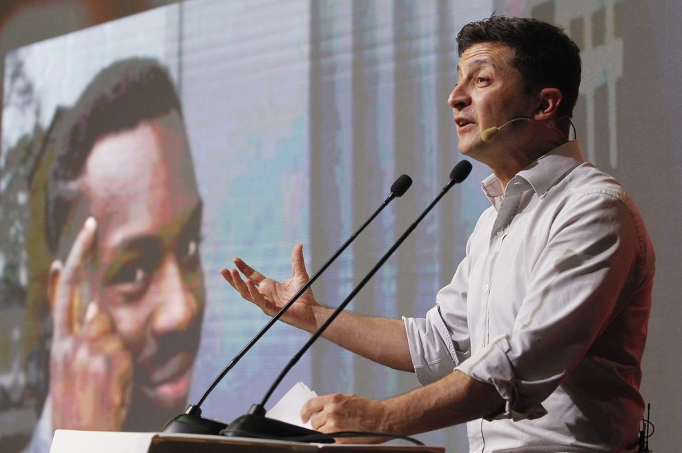 Kaj nam o tem, kakšen vodja je Zelenski, pove njegov inavguracijski govor iz leta 2019 (foto: profimedia)