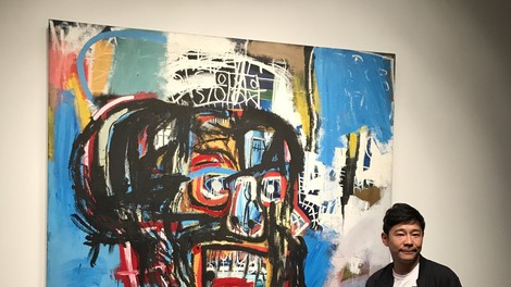 Japonski zbiratelj umetnin Maezava bo dal na dražbo Basquiatovo delo