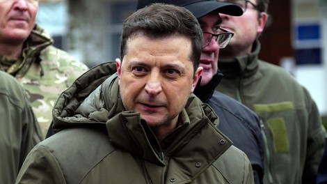 Ukrajinske varnostne sile preprečile atentat na predsednika Zelenskega