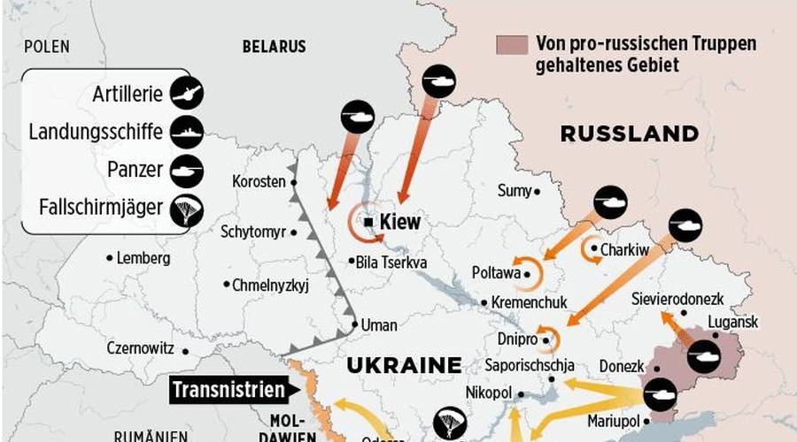 Kaj v resnici naklepa Putin? Njegov KONČNI cilj bi bil lahko TAKŠEN! (foto: Twitter, Bild.de)