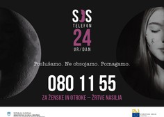 SOS telefon: "Stop femicidu in kršenju človekovih pravic žensk!"
