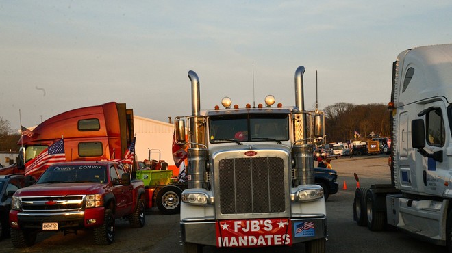 V nedeljo spet protest konvoja tovornjakarjev (imamo PODROBNOSTI) (foto: Profimedia)