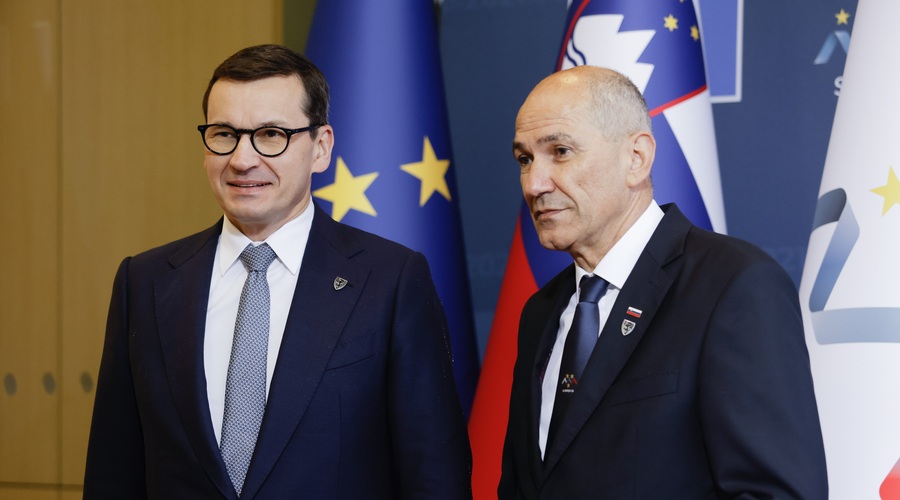 Z vlakom na poti v Kijev: trije premierji prečkali ukrajinsko mejo (foto: profimedia)