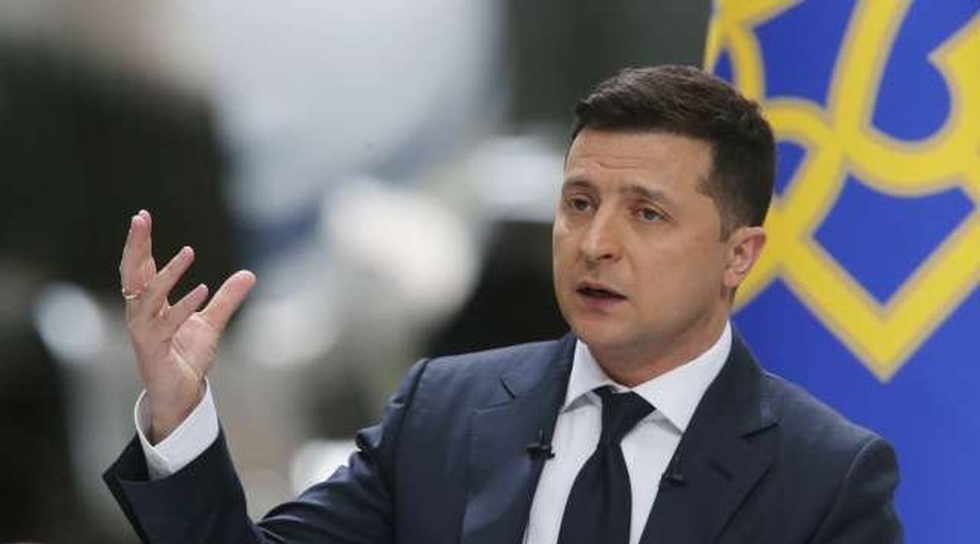 PRVE besede Zelenskega ob srečanju z Janšo (foto: Xinhua/STA)