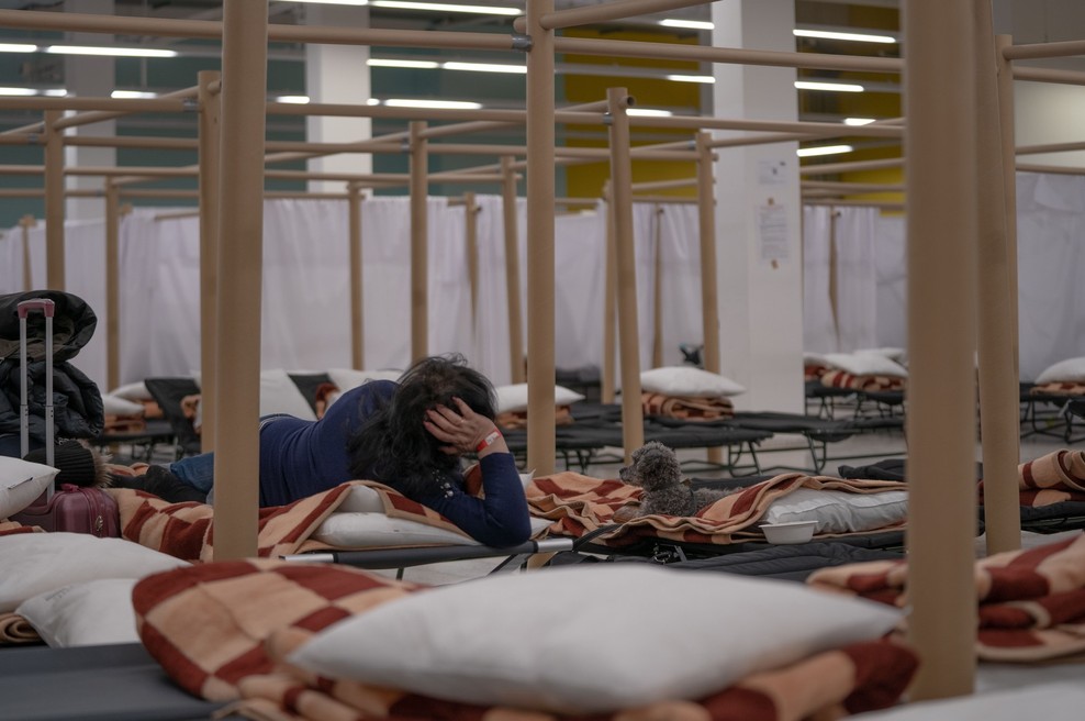 Tudi TA država je postala ena pomembnejših zatočišč za ukrajinske begunce (foto: Profimedia)