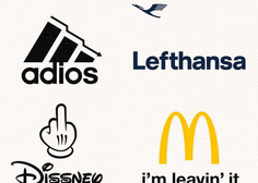 TAKO je predelal logotipe podjetij, ki so zapustila Rusijo in postal spletna SENZACIJA