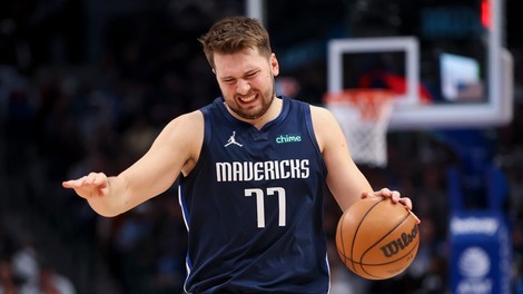 Ojoj! Luka Dončič ZGROŽEN. Med tekmo je zavijal z očmi in ni bila tehnična napaka