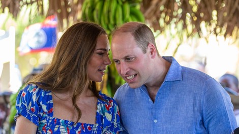 Kate Middleton in princ William sta se popolnoma sprostila.