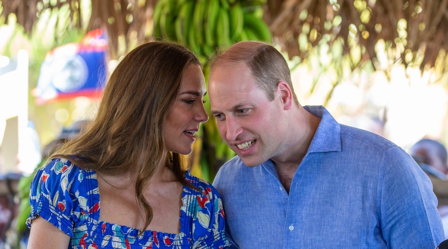Kate Middleton in princ William sta se popolnoma sprostila. (foto: Profimedia)