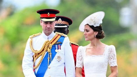 Kate Middleton in princ William.