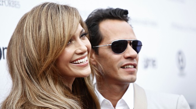 Jennifer Lopez in Marc Anthony (foto: Profimedia)