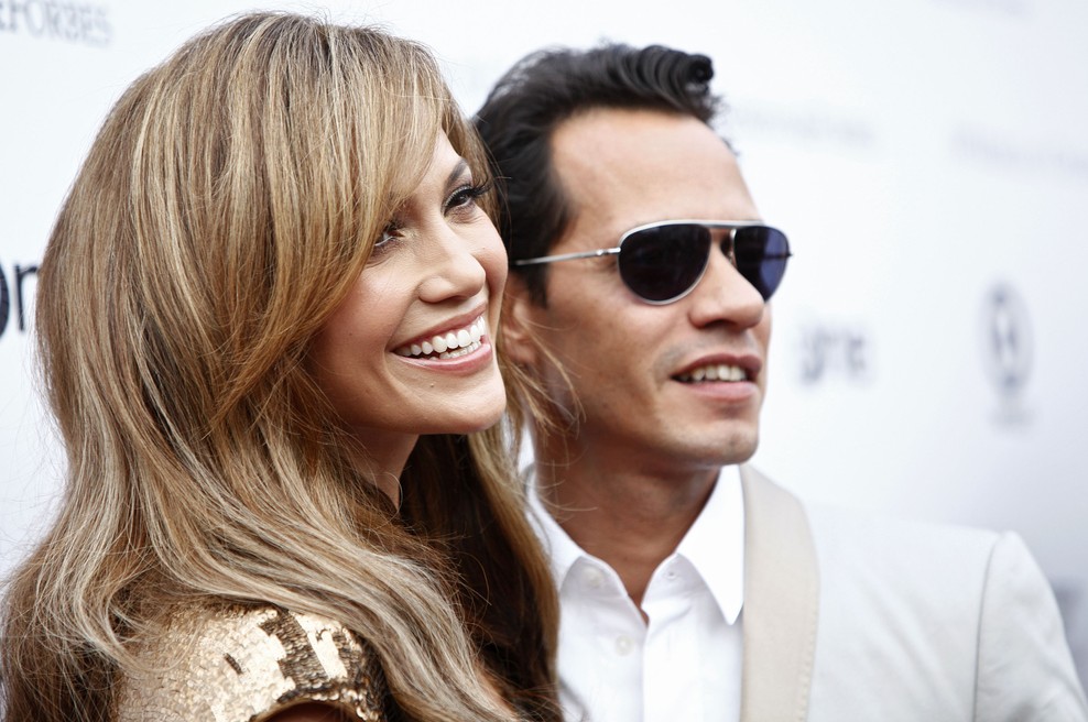 Jennifer Lopez in Marc Anthony (foto: Profimedia)