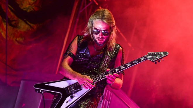 Nastop skupine Judas Priest na festivalu Metaldays leta 2018. (foto: Profimedia)