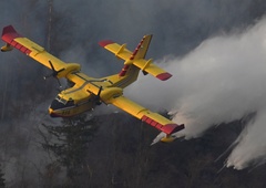 VIDEO zares od blizu! Poglejte, kako gasijo požar v Preddvoru