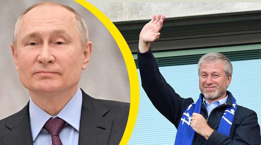 Vladimir Putin in Roman Abramovič. (foto: Profimedia/fotomontaža)