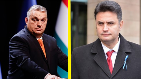 Viktor Orban in Péter Márki-Zay.