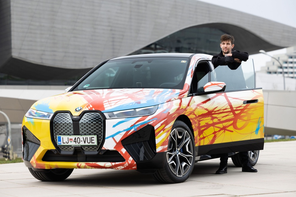 RE:DESIGN iX: Zaključek natečaja in predstavitev zmagovalne umetniške preobrazbe BMW iX (foto: Žiga Intihar)