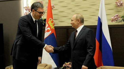 O čem VSE sta se po telefonu pogovarjala Vučić in Putin?