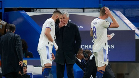Trener Real Madrida v BOLEČINAH: kaj se mu je zgodilo?