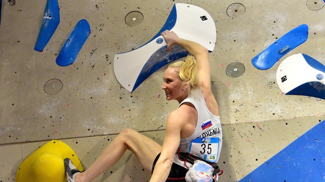 Olimpijska prvakinja Janja Garnbret znova brez konkurence (foto: Profimedia)